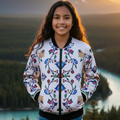 Blouson de bombardier pour enfants Snow Petal