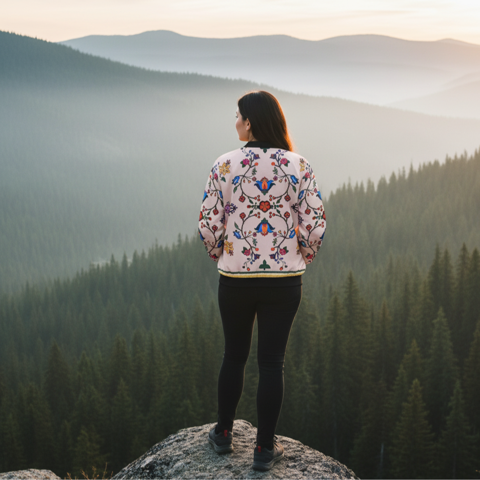Blouson aviateur Arctic Bloom