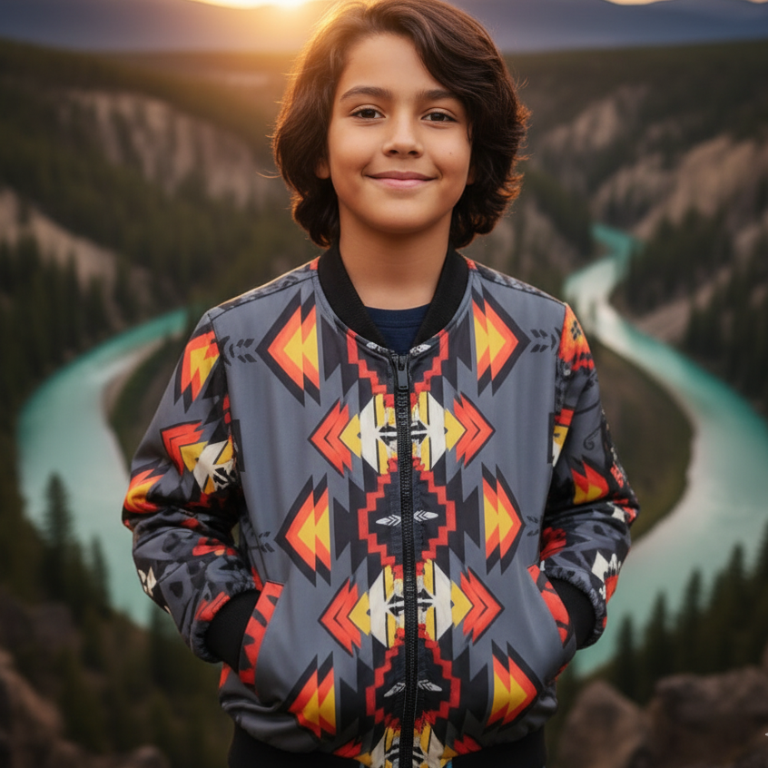 Bomber enfant Granite Rose