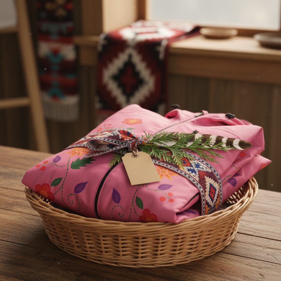 Coupe-vent OLD TRIBES™ Rose Fleur de Printemps