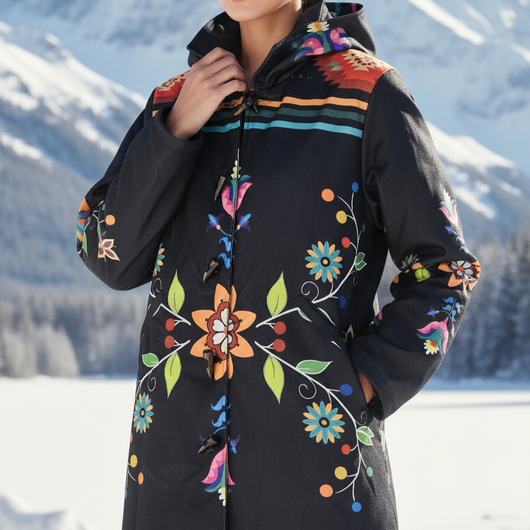 OLDTRIBES™ Sacred Bloom Long Coat