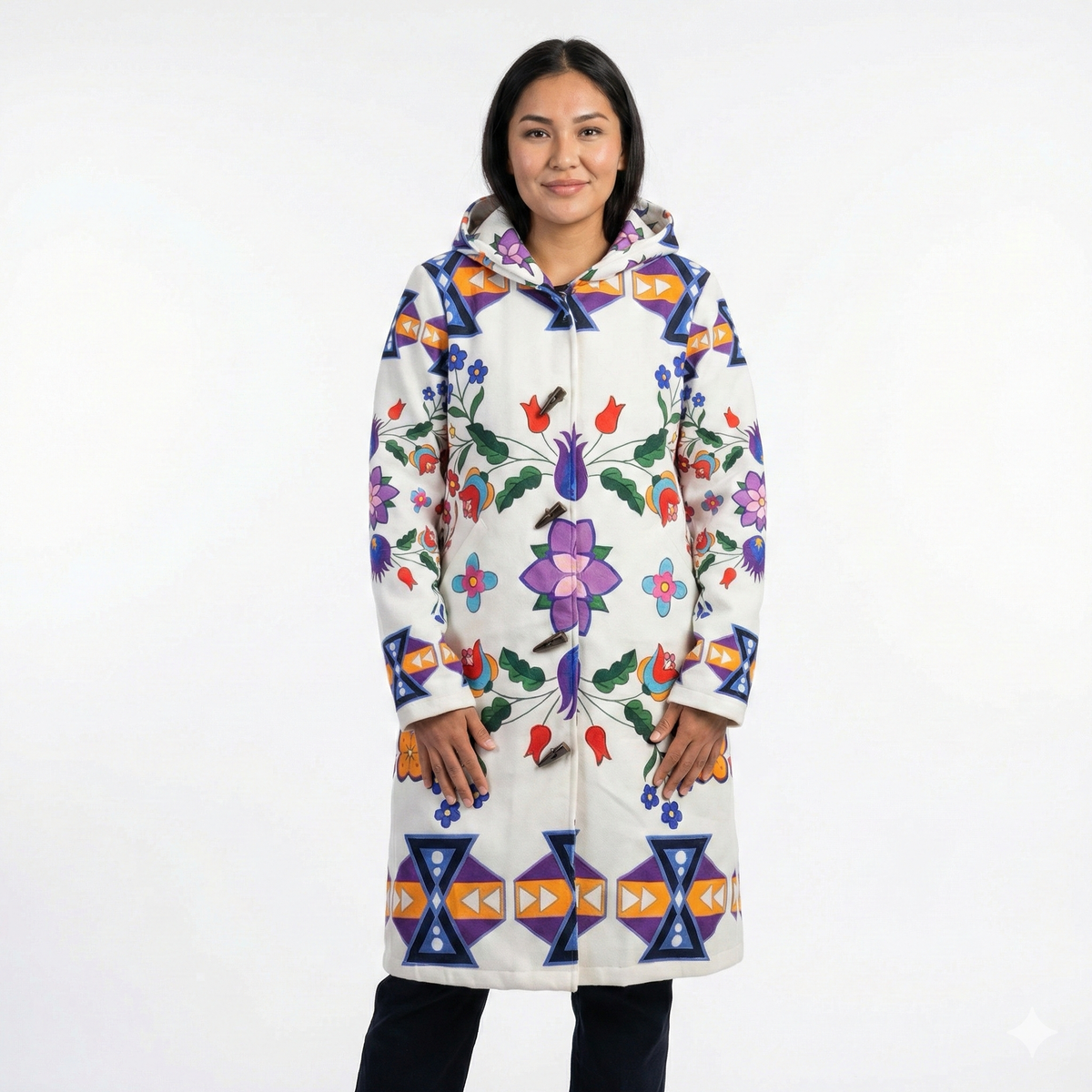 Manteau long Fleurs arctiques OLD TRIBES™