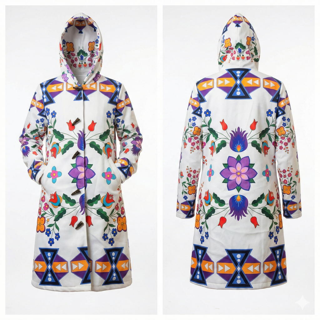Manteau long Fleurs arctiques OLD TRIBES™