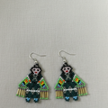OldTribes™ Poupée Kachina Amérindienne Fille Femme (VERT)