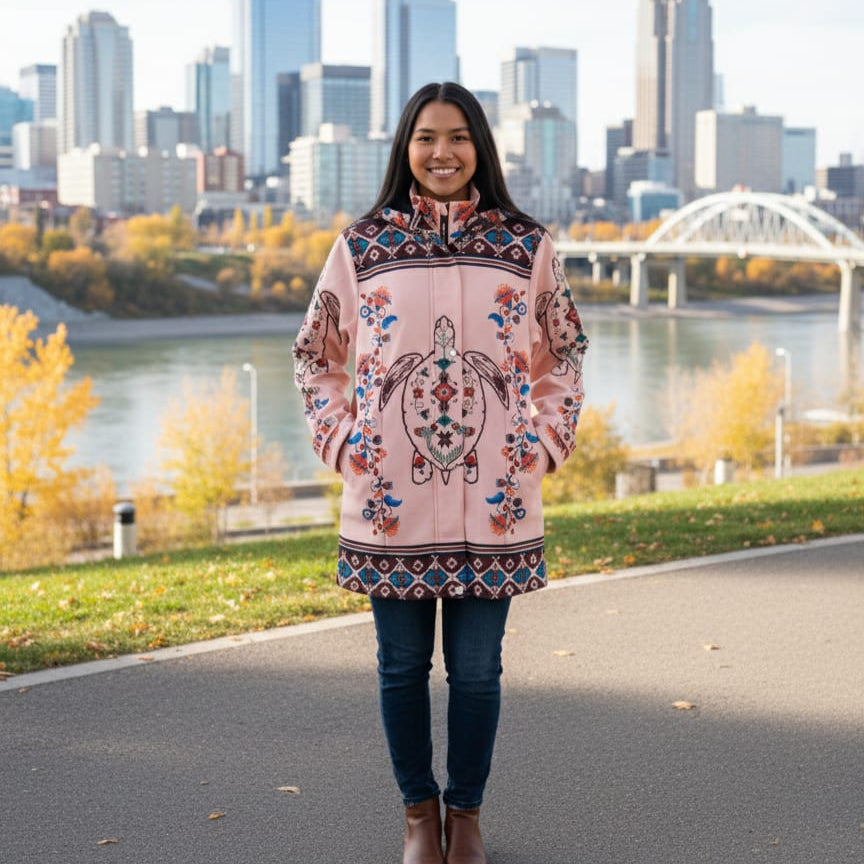 Manteau trois-quarts Blush Turtle