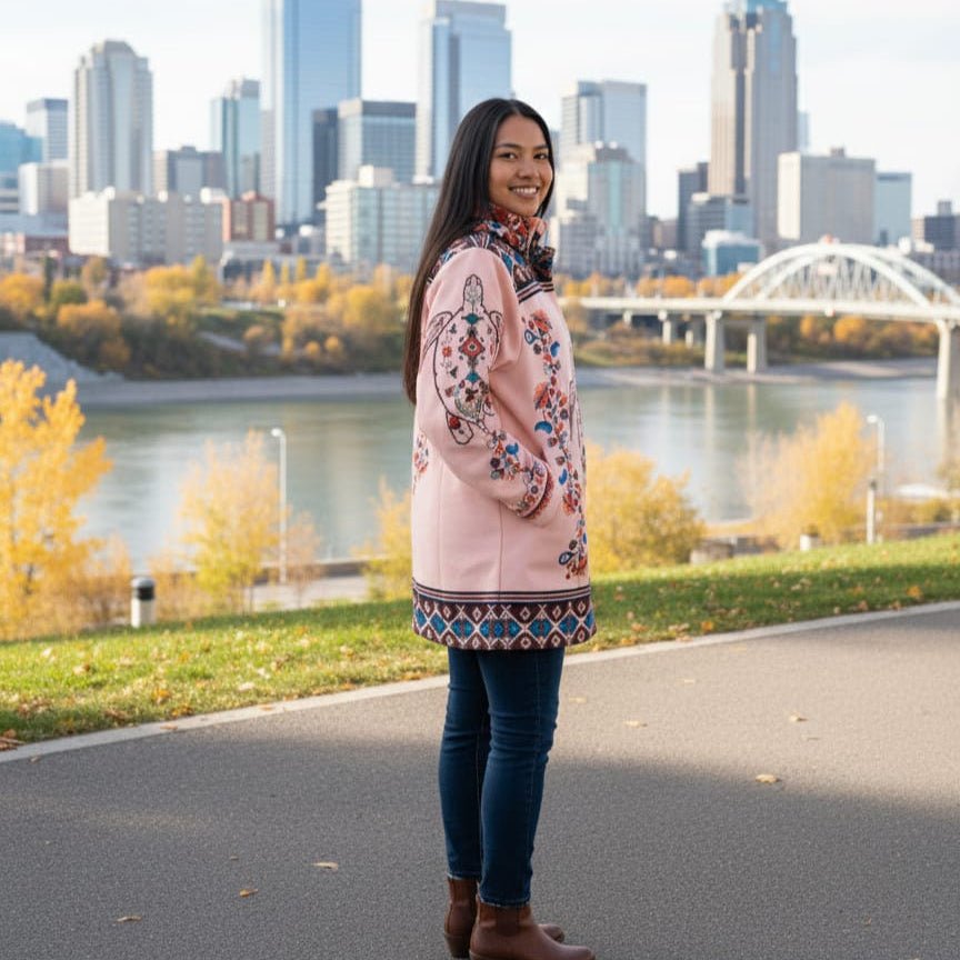 Manteau trois-quarts Blush Turtle