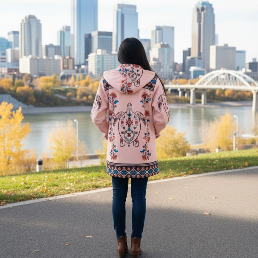 Manteau trois-quarts Blush Turtle