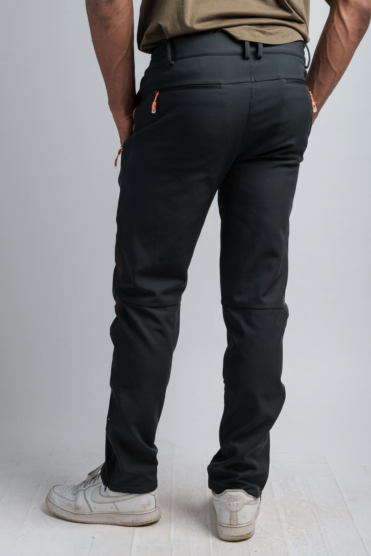 Pantalon d'aventure imperméable gris pour hommes