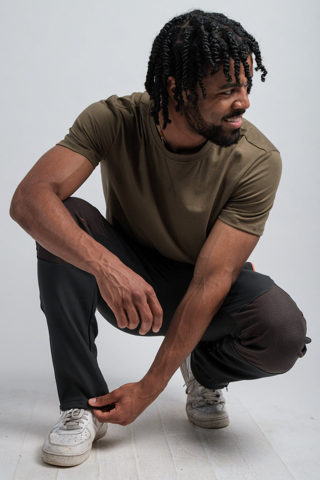 Pantalon d'aventure imperméable gris pour hommes