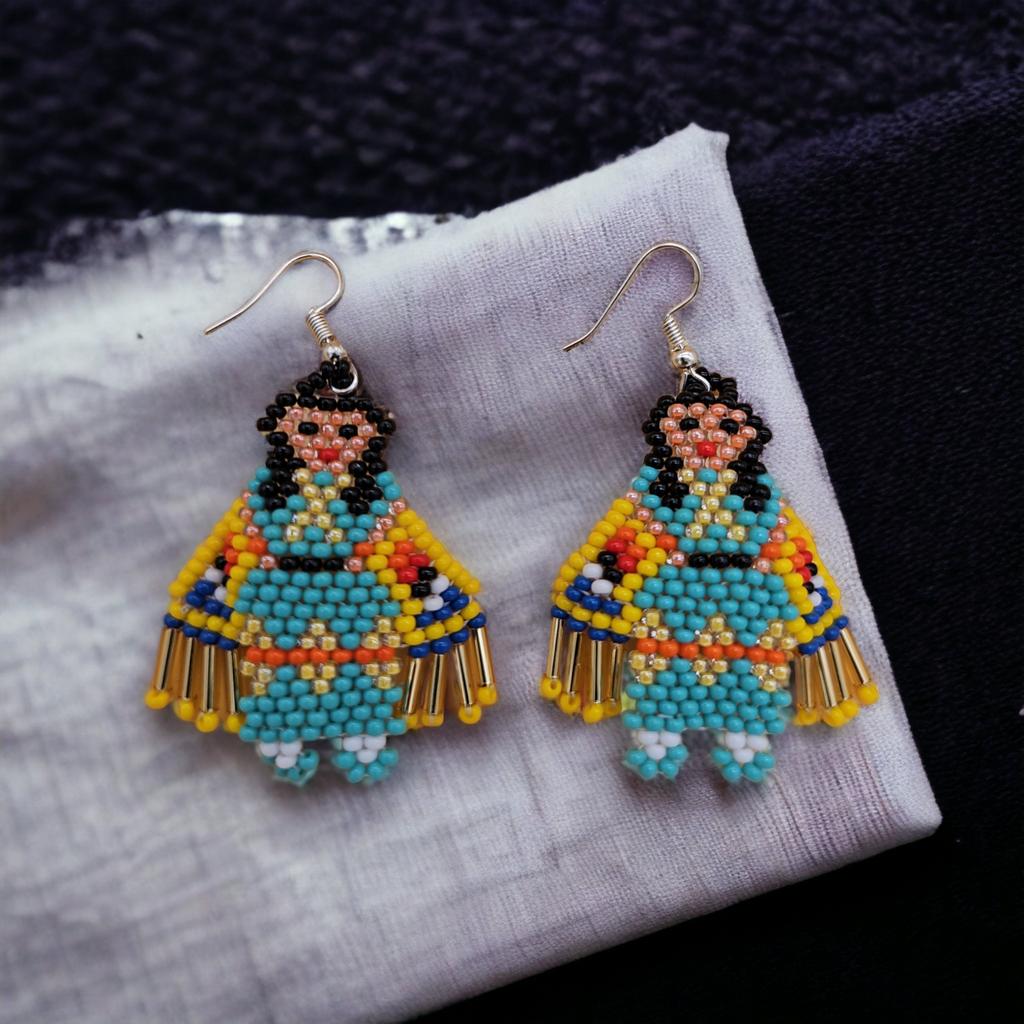 Poupée Kachina Amérindienne Femme OldTribes™ (TURQUOISE)
