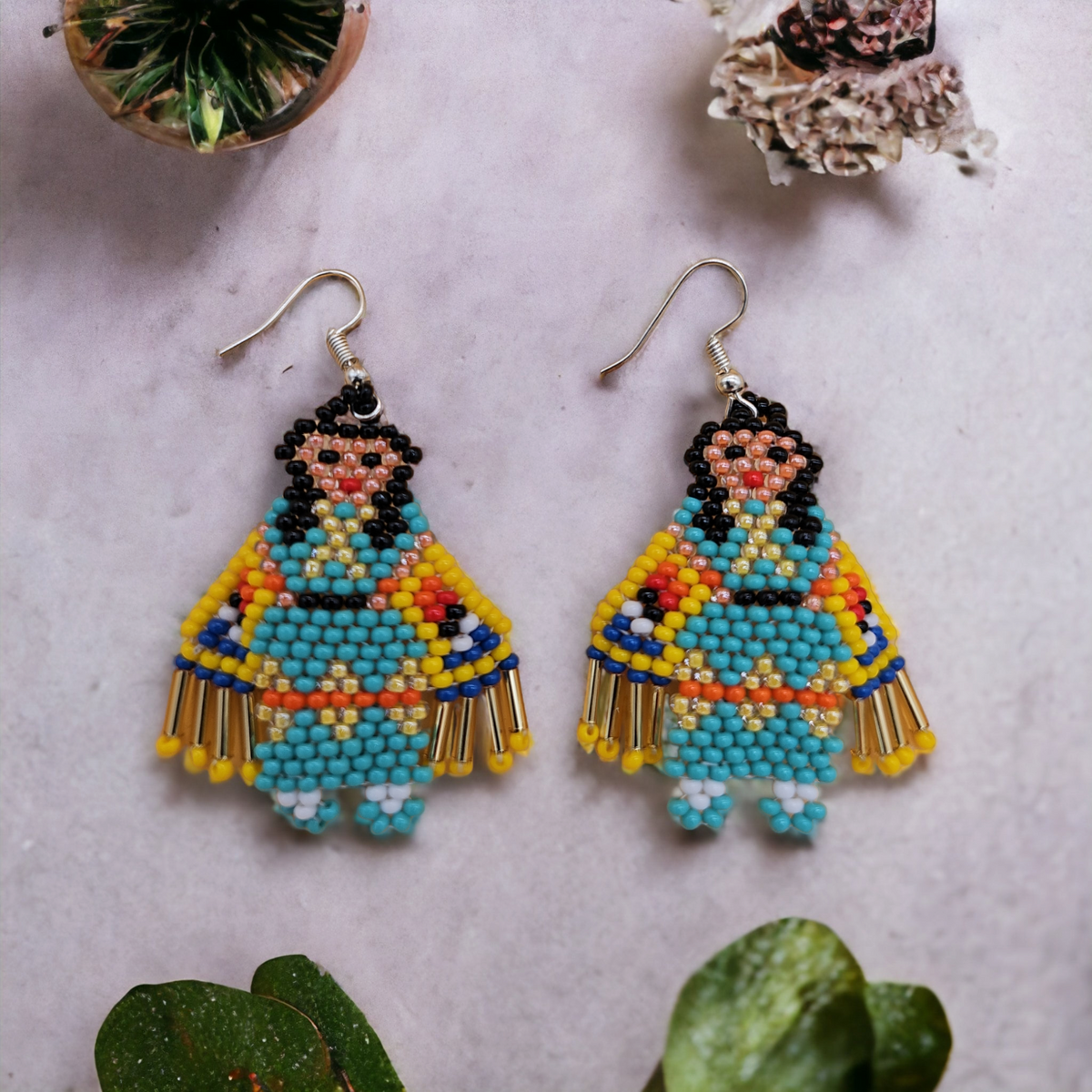 Poupée Kachina Amérindienne Femme OldTribes™ (TURQUOISE)