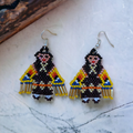 OldTribes™ Poupée Kachina Amérindienne Fille Femme (VIOLET FONCÉ)