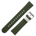 Bracelet SEIKO en caoutchouc vert armée d'origine 20 mm | R03L011J0