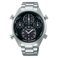 SEIKO Prospex Speedtimer Chronographe solaire 1/100 s gris | SFJ003