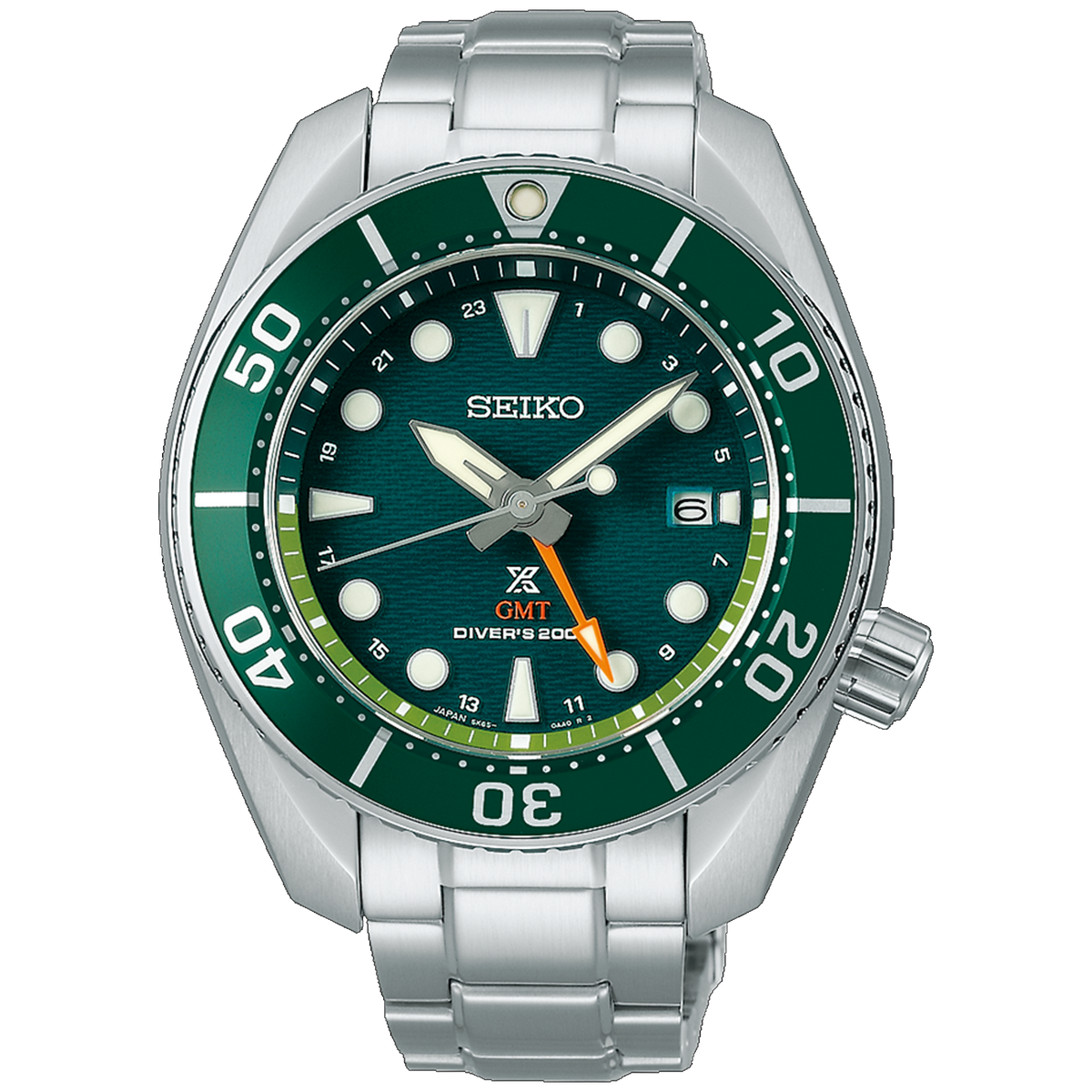SEIKO Prospex « Solar Sumo » Diver GMT Vert | SFK003