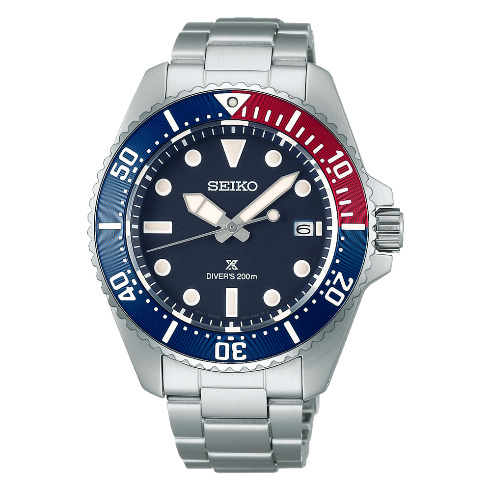 SEIKO Prospex Solar Diver Pepsi Bleu | SNE595