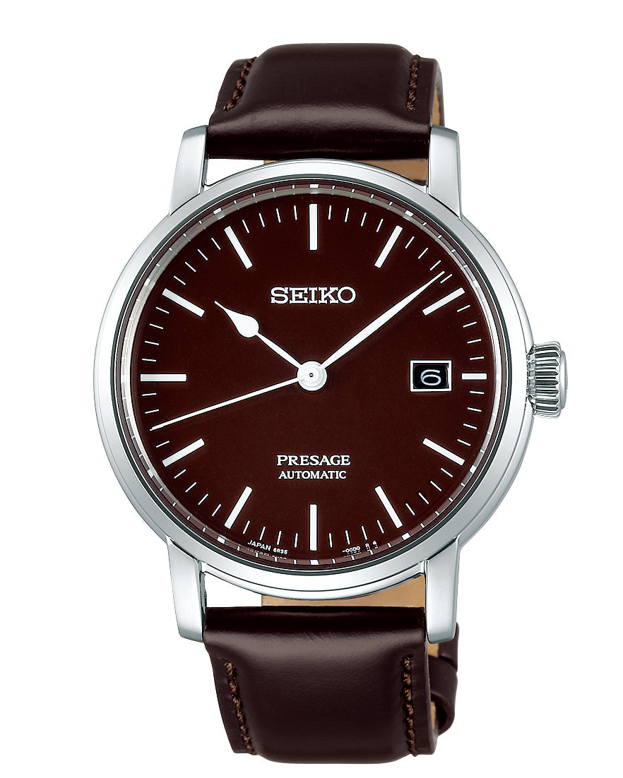 Seiko Presage Riki Watanabe Automatique Marron | SPB115