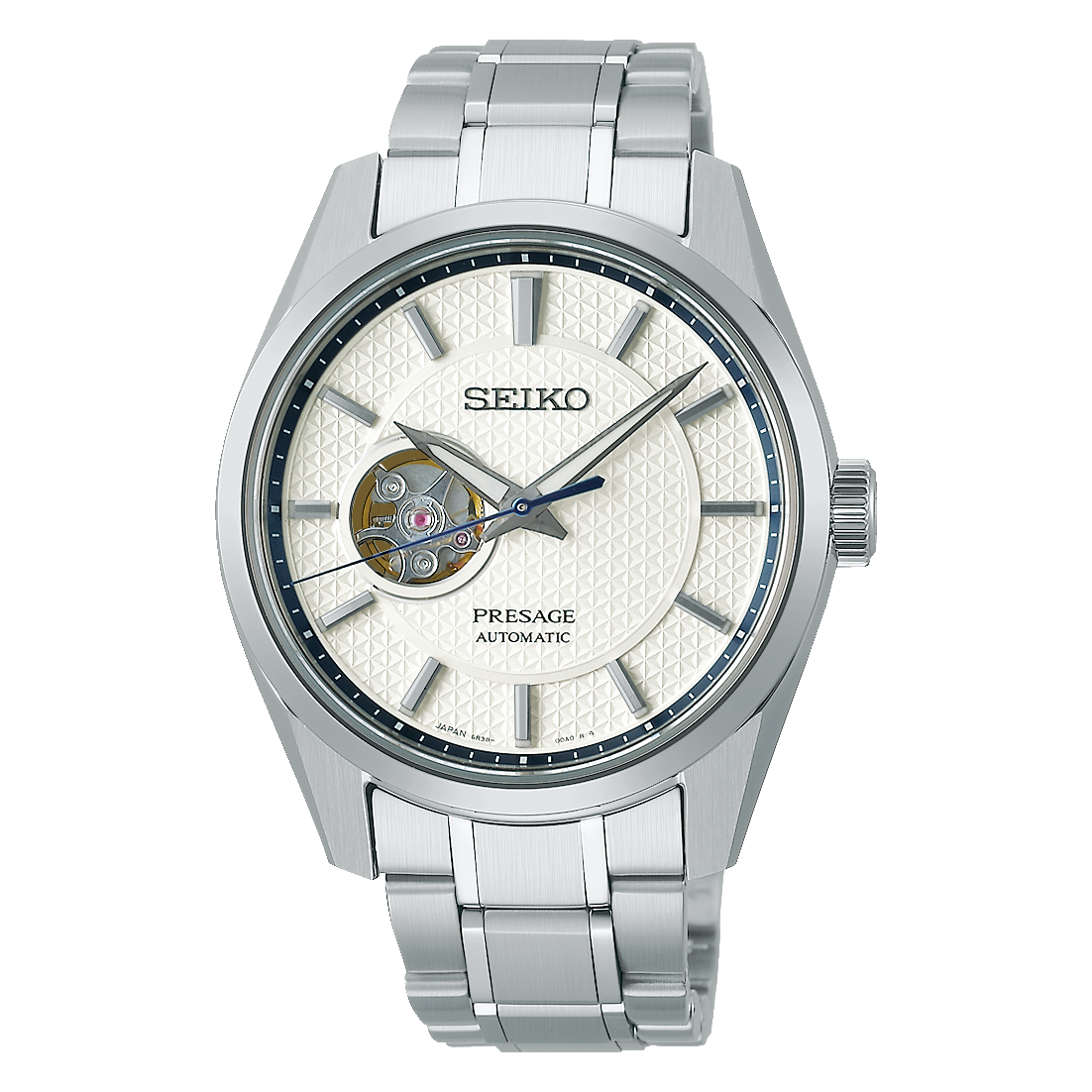 Seiko Presage Sharp Edged Series Open Heart Blanche | SPB309