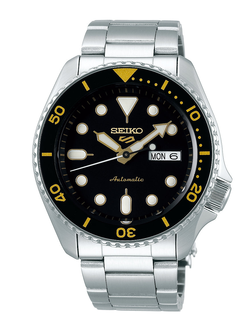 SEIKO 5 Sports Noir et Jaune | SRPD57K1