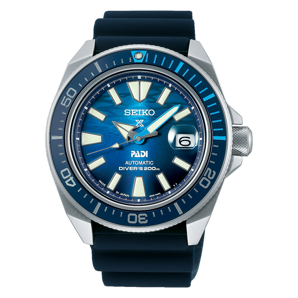 SEIKO Prospex PADI Samurai Bleu | SRPJ93