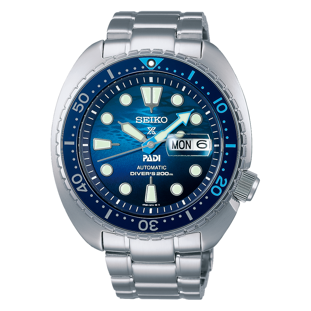 SEIKO Prospex PADI Turtle Bleue | SRPK01