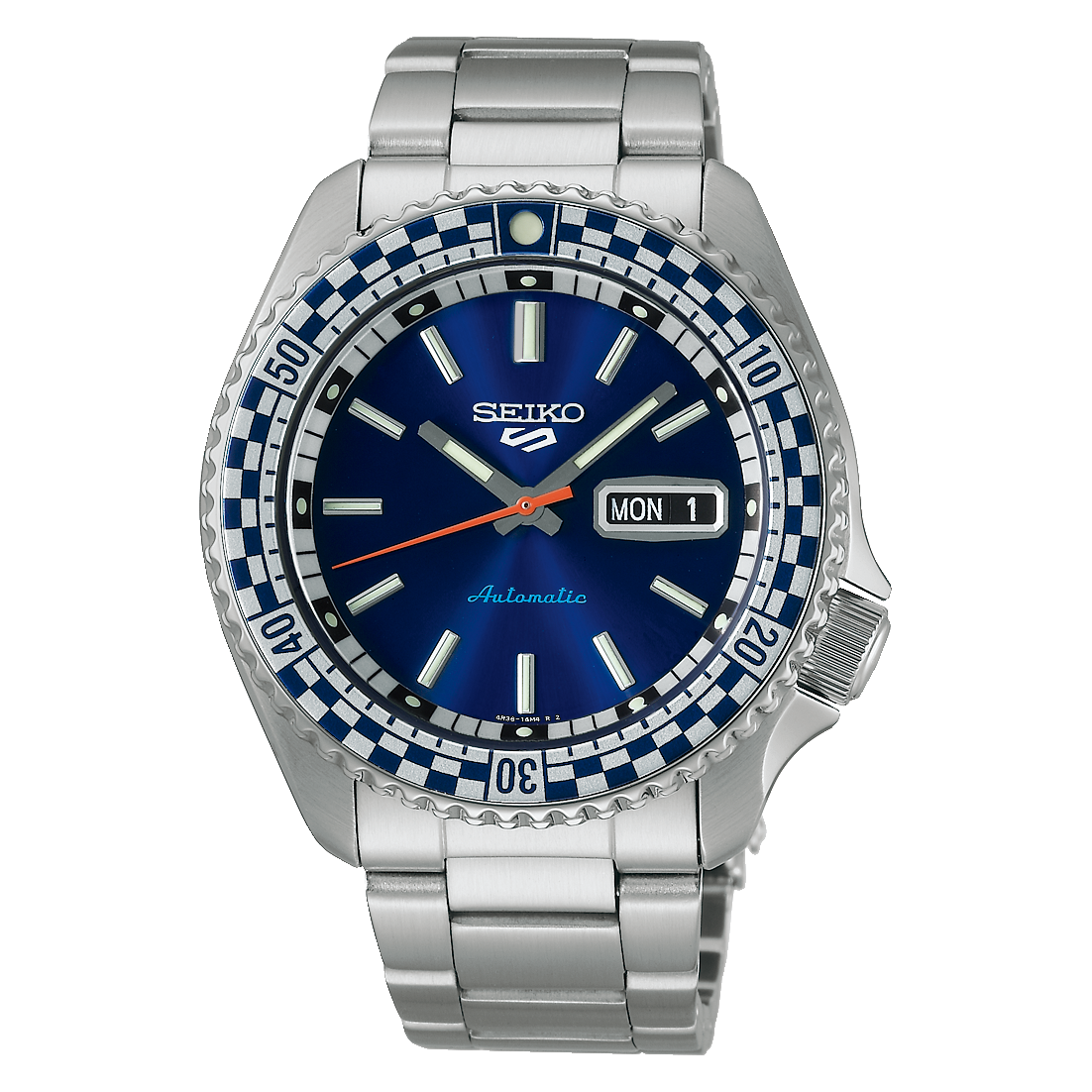 SEIKO 5 Sports « Damier » Édition Spéciale Automatique Bleu | SRPK65