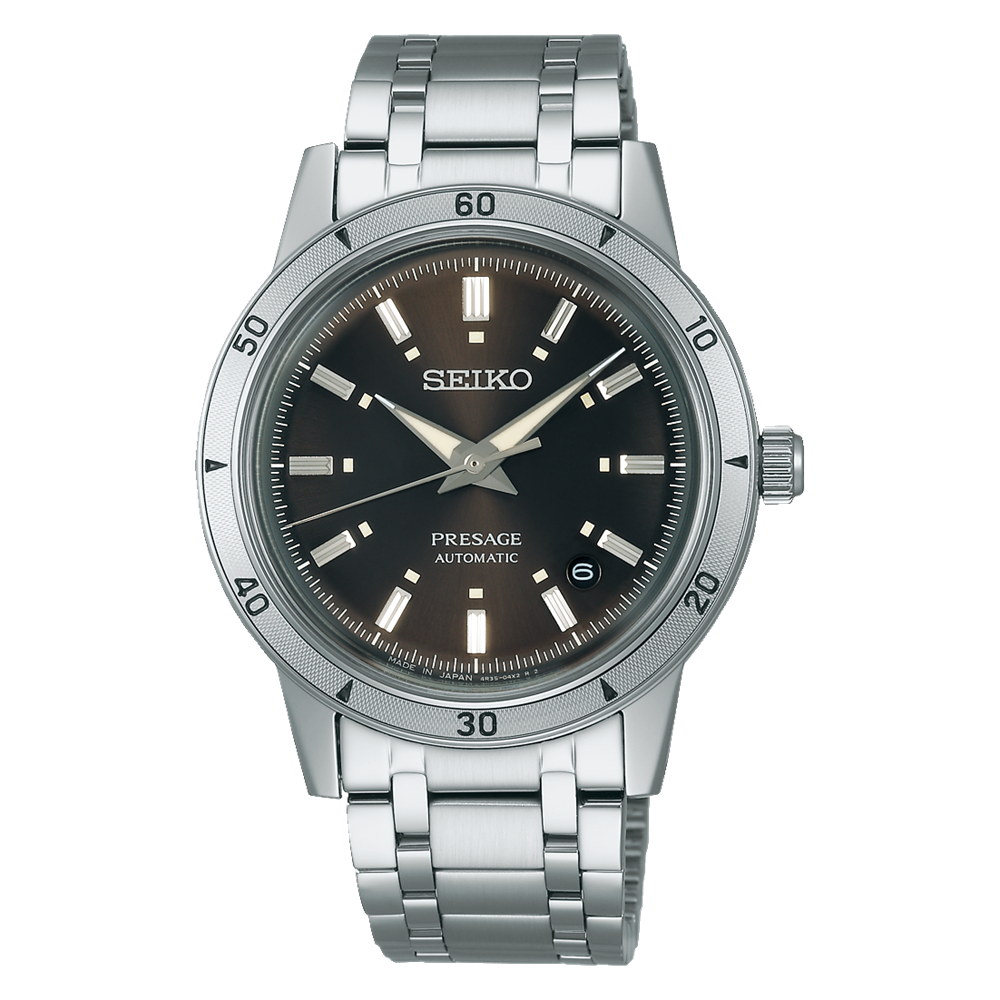 SEIKO Presage Style60s « Élégance robuste » marron | SRPL09