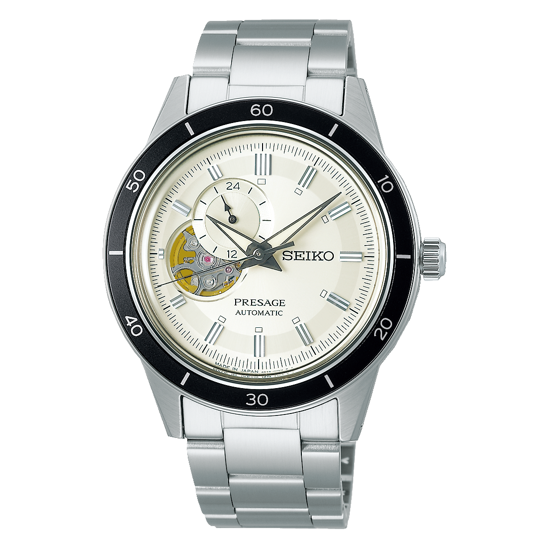 SEIKO Presage Style60s Cœur Ouvert Crème | SSA423