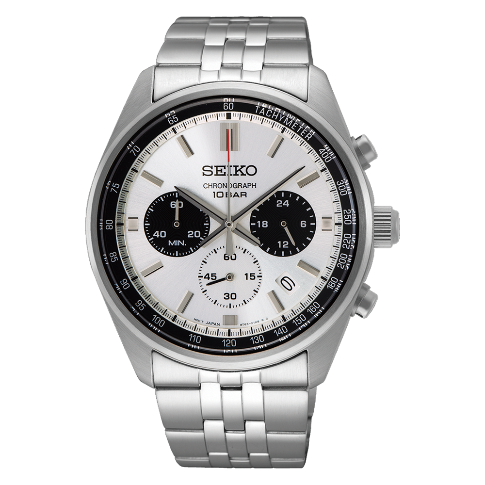 SEIKO Essentials Chronographe Blanc 42mm | SSB425