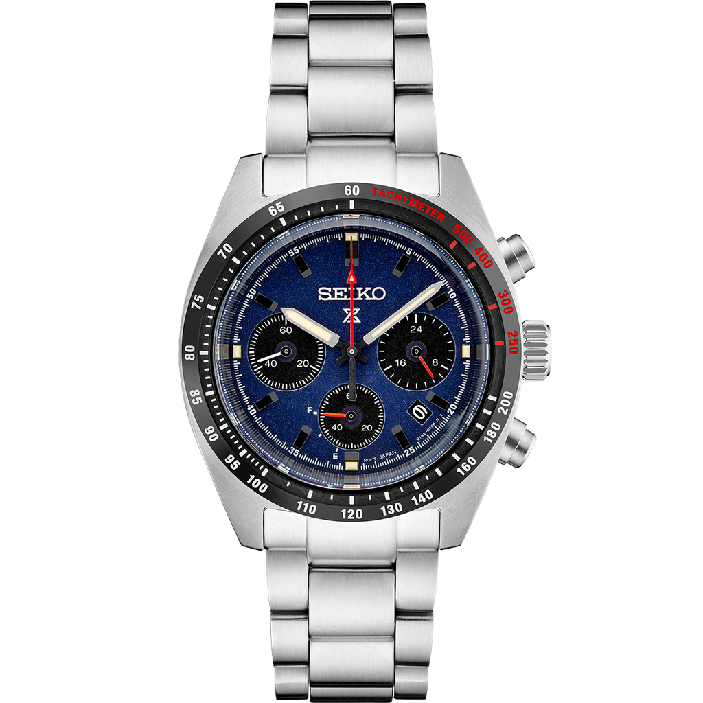 SEIKO Prospex Speedtimer Chronographe Solaire Bleu 39 mm | SSC815