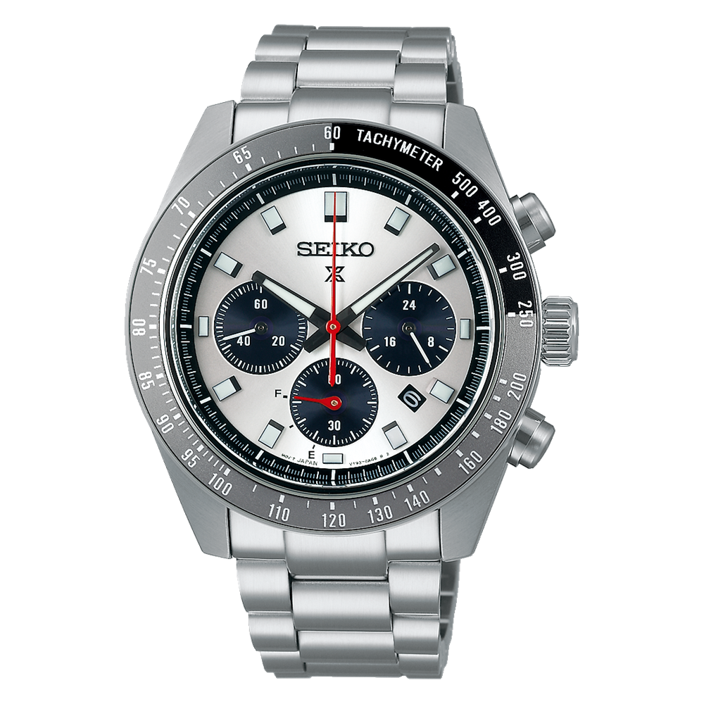 SEIKO Prospex Speedtimer Chronographe Solaire Argent 41mm | SSC911