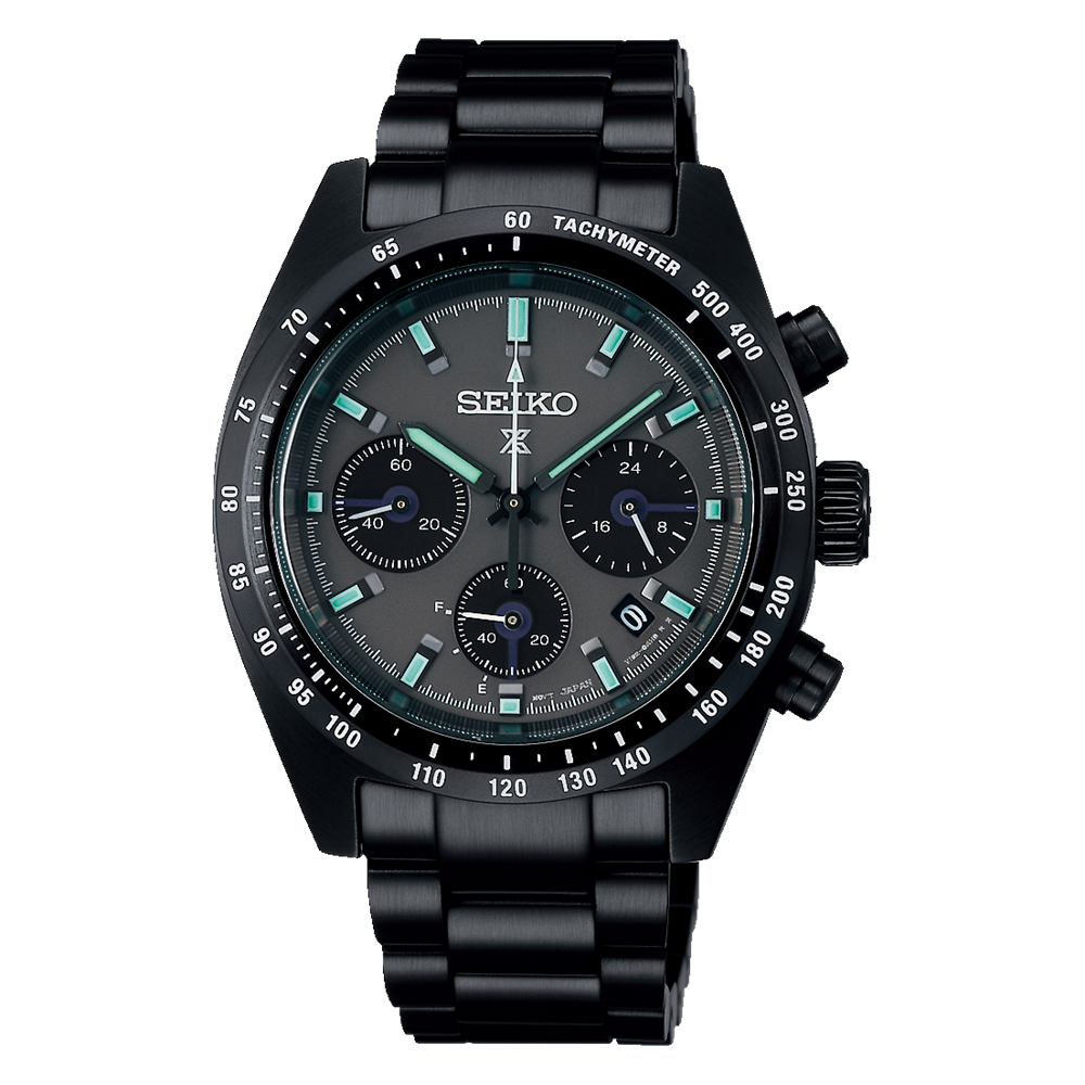 SEIKO Prospex Speedtimer Chronographe Solaire Noir 39mm | SSC917