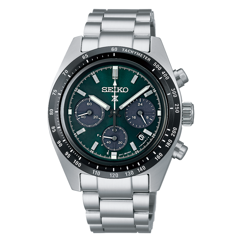 SEIKO Prospex Speedtimer Chronographe Solaire Vert 39 mm | SSC933