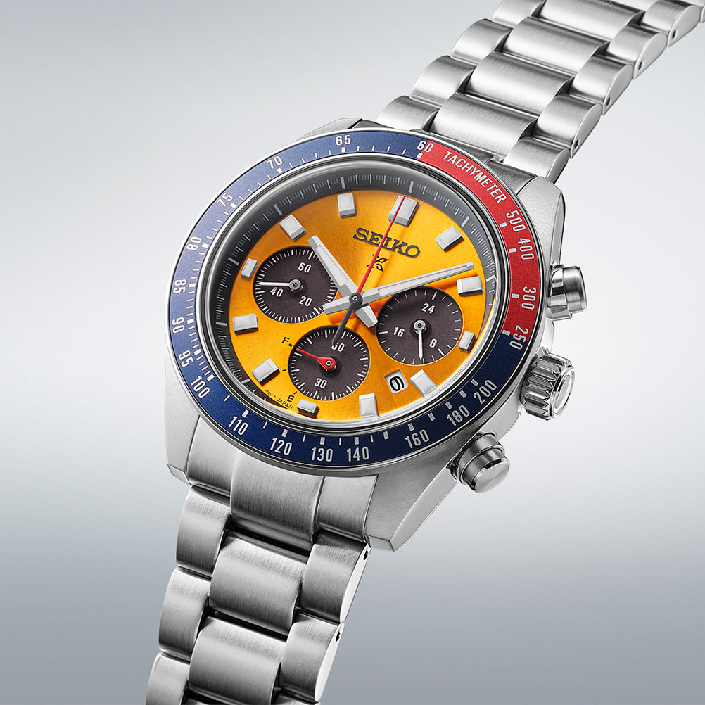 SEIKO Prospex Speedtimer Bleu et Rouge | SSC947