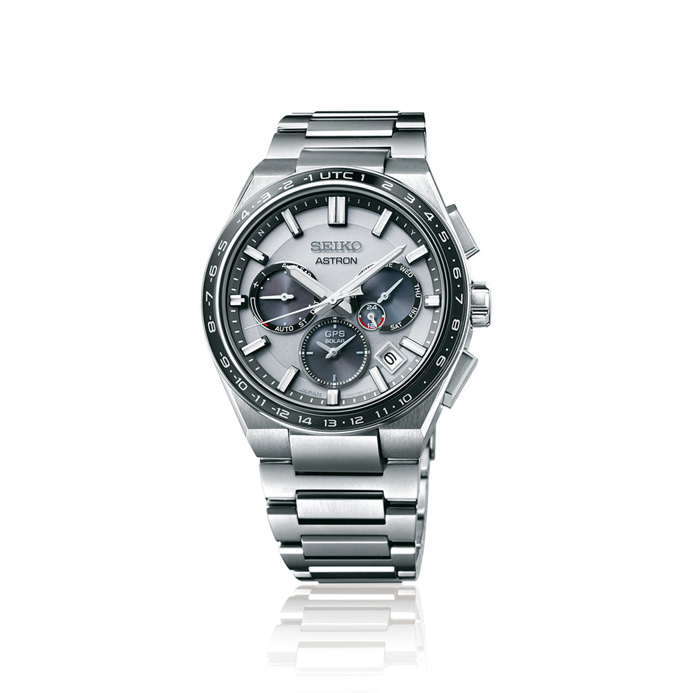 SEIKO Astron Titane Cadran Gris Argenté 43mm | SSH107