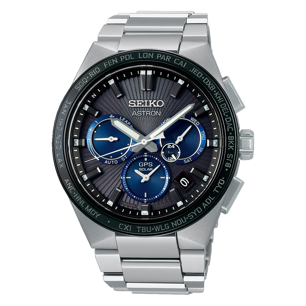 SEIKO Astron Titane Chronographe Cadran Noir 43 mm | SSH119