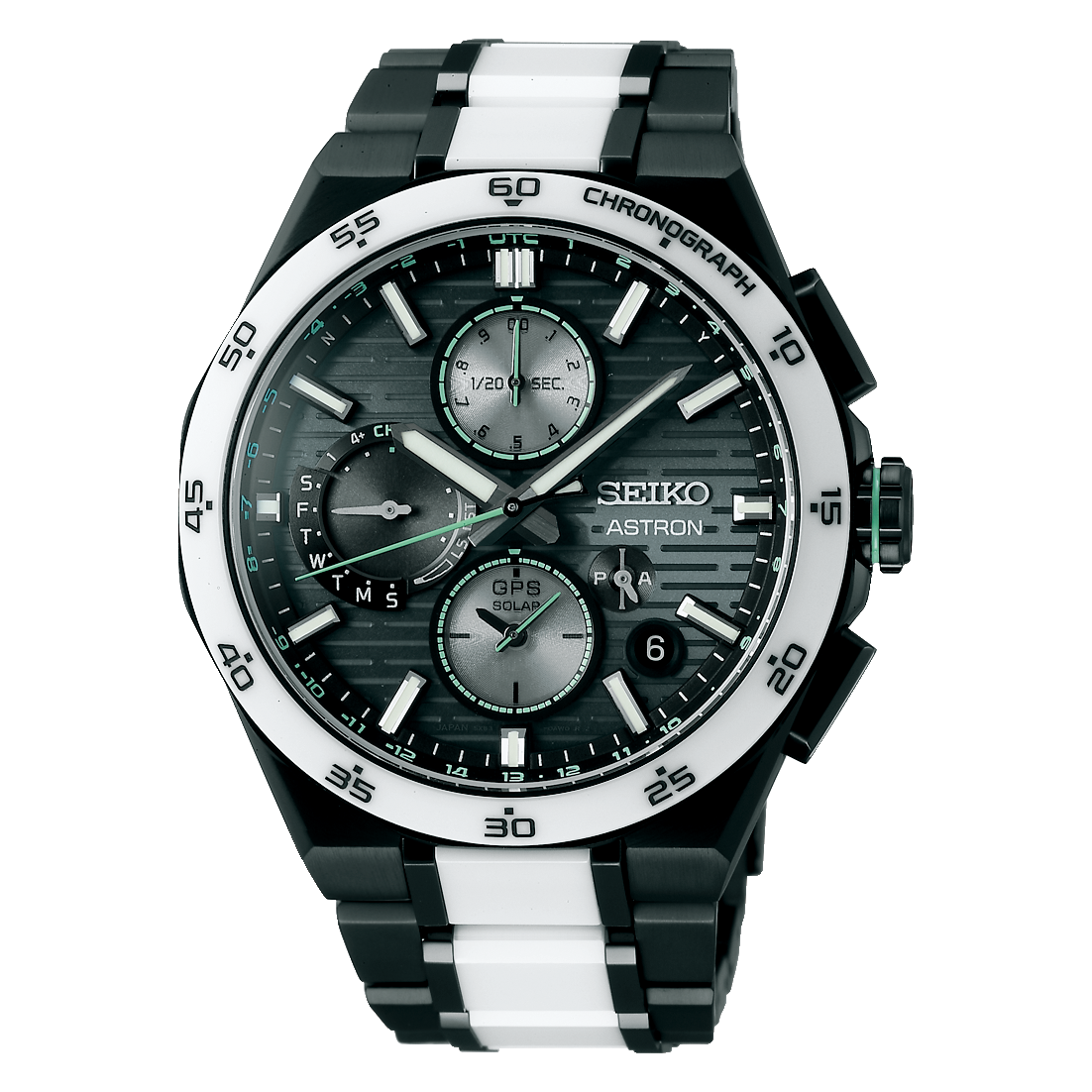 SEIKO Astron GPS Solaire 2025 Céramique Noire & Blanche Édition Limitée | SSH185