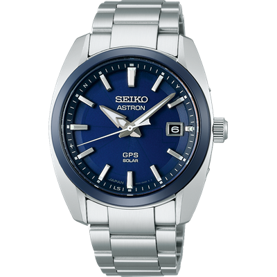 SEIKO Astron Lunette Céramique Cadran Bleu 39mm | SSJ003