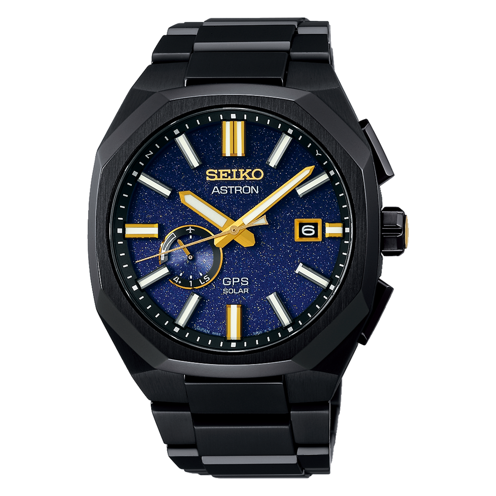 SEIKO Astron Morning Star Solaire GPS Titane Édition Limitée Noire | SSJ021