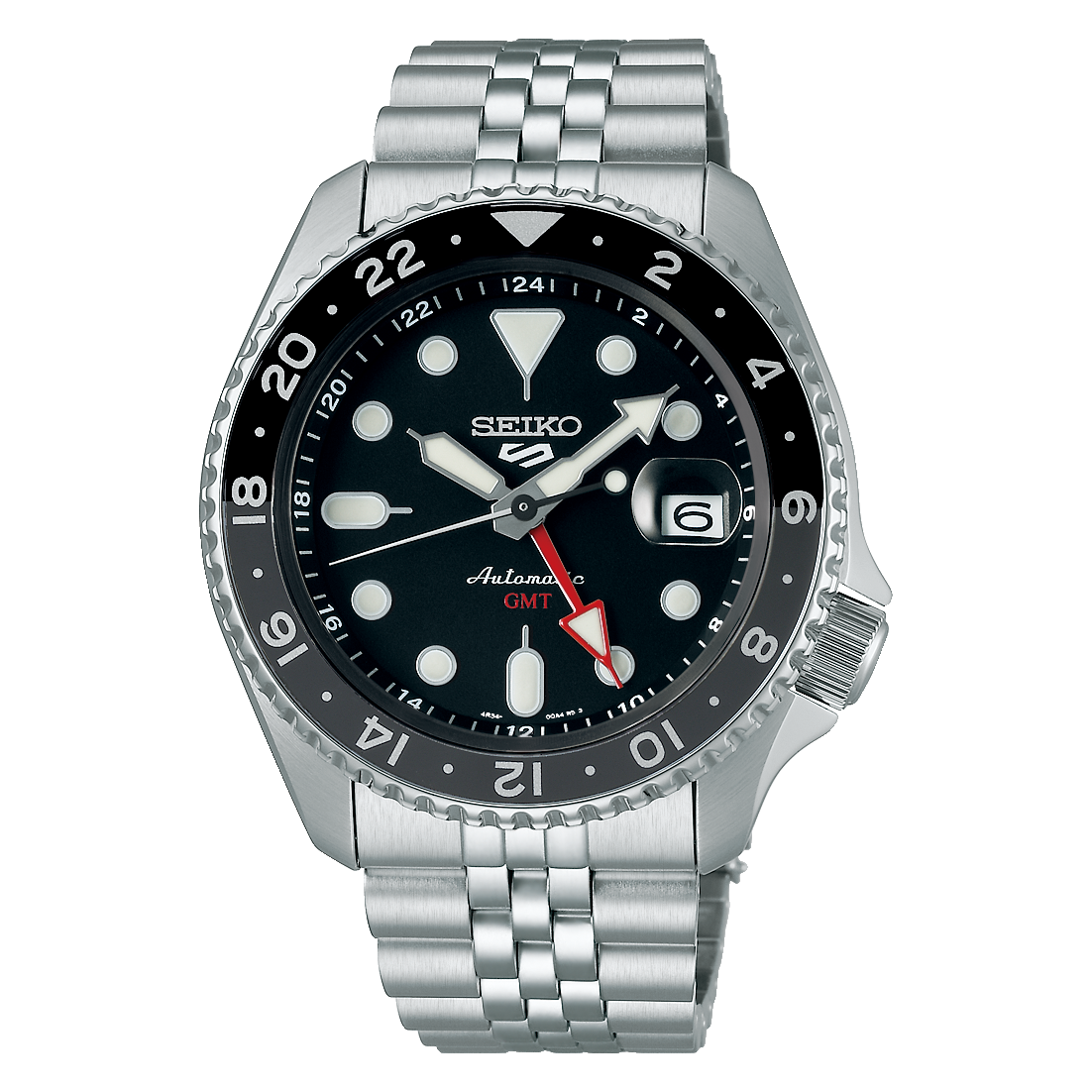 SEIKO 5 Sports Automatique GMT Noir 43mm | SSK001