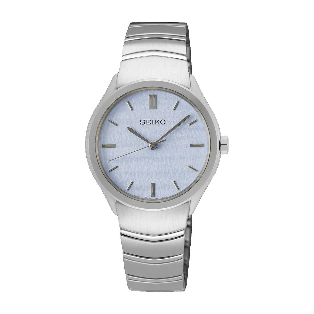 SEIKO Discover More Quartz Bleu Argent Bracelet Femme | SUR549P1