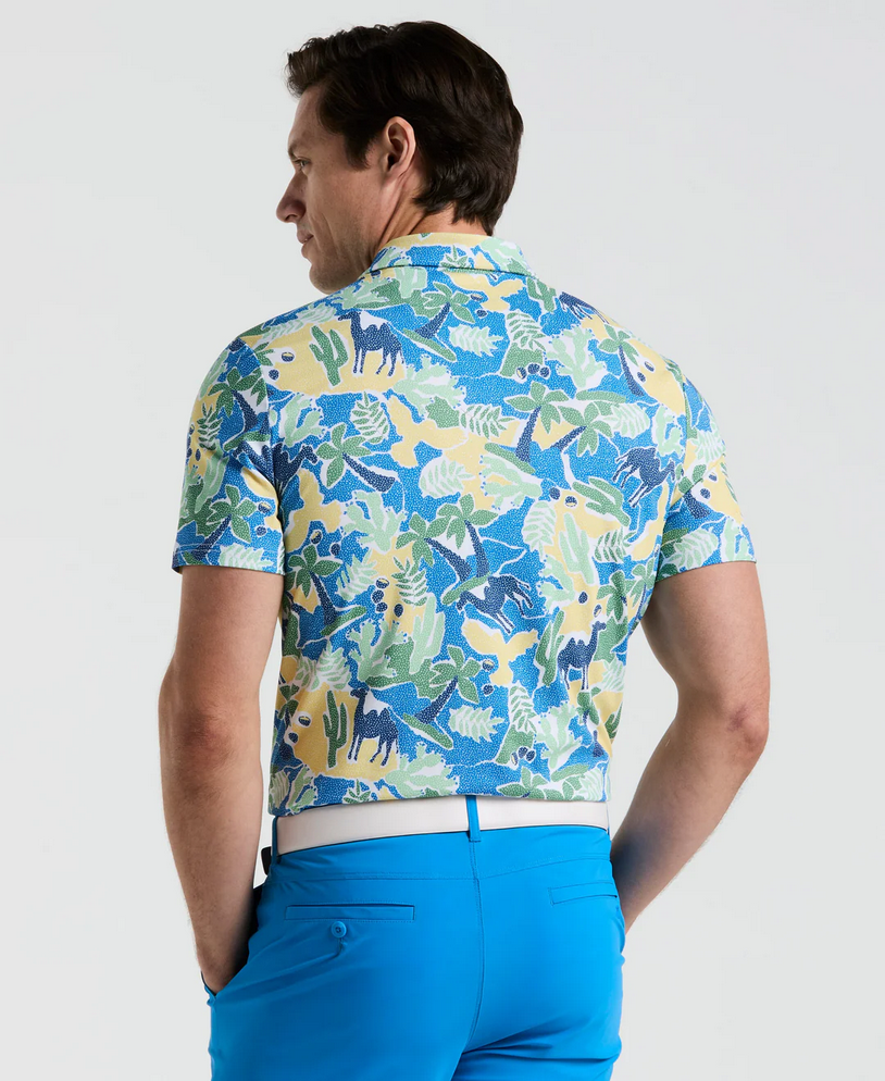 Polo manches courtes Ibiza Print « Earl »