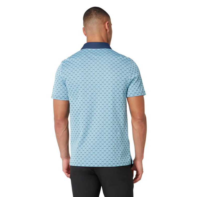 Polo à manches courtes jacquard bohème