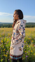Manteau long d'hiver en ivoire OLDTRIBES™