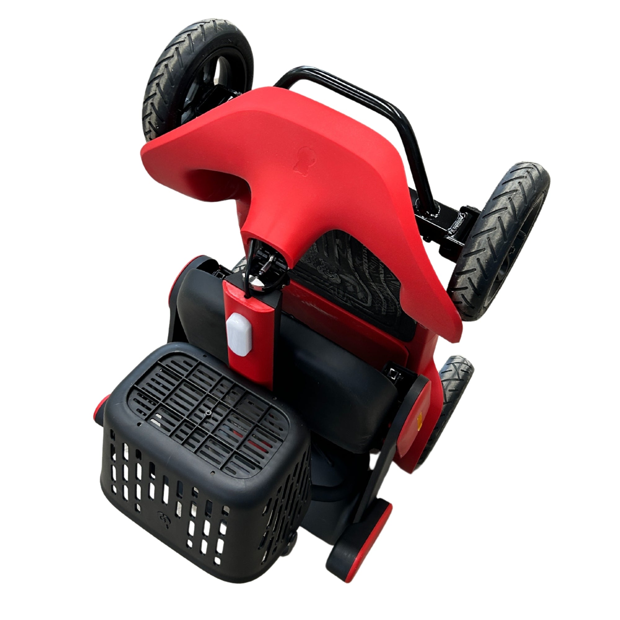 EZee Life Compact Red 4-Wheel Mobility Scooter | Foldable 40 km Range Electric Scooter Canada