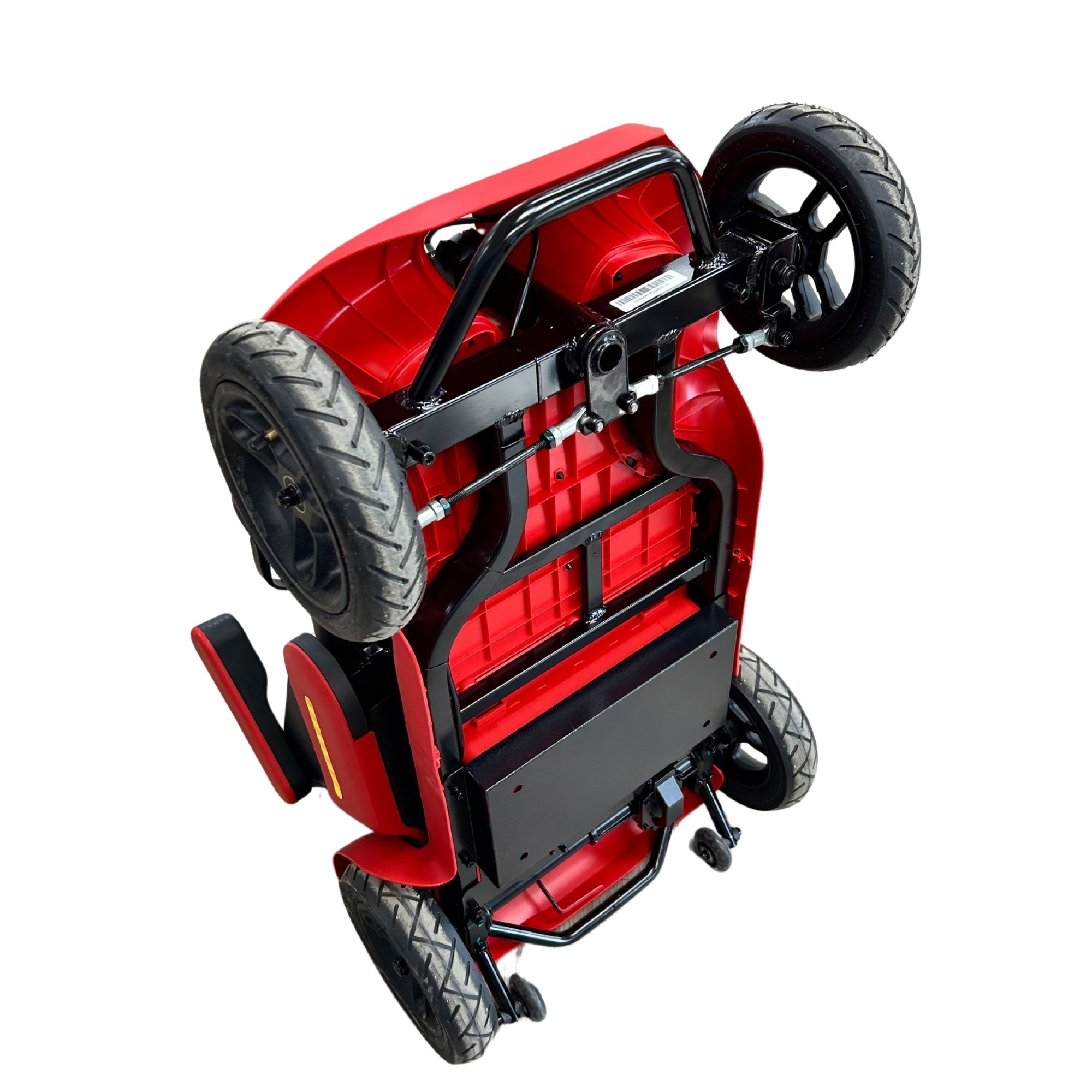 EZee Life Compact Red 4-Wheel Mobility Scooter | Foldable 40 km Range Electric Scooter Canada