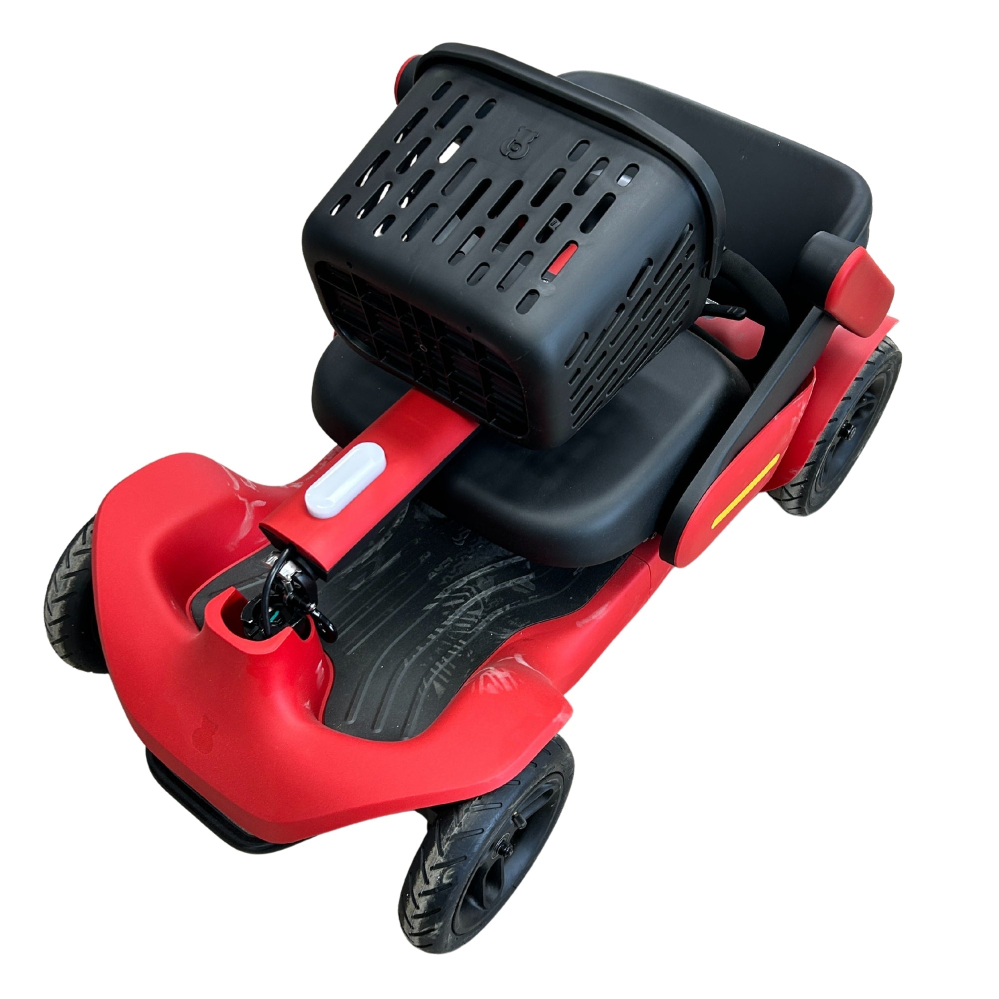 EZee Life Compact Red 4-Wheel Mobility Scooter | Foldable 40 km Range Electric Scooter Canada