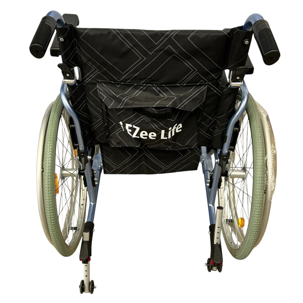 Ezee Life CH1098 Super Lightweight Folding Wheelchair - 24 lb Aluminium Frame for Easy Mobility in Canada