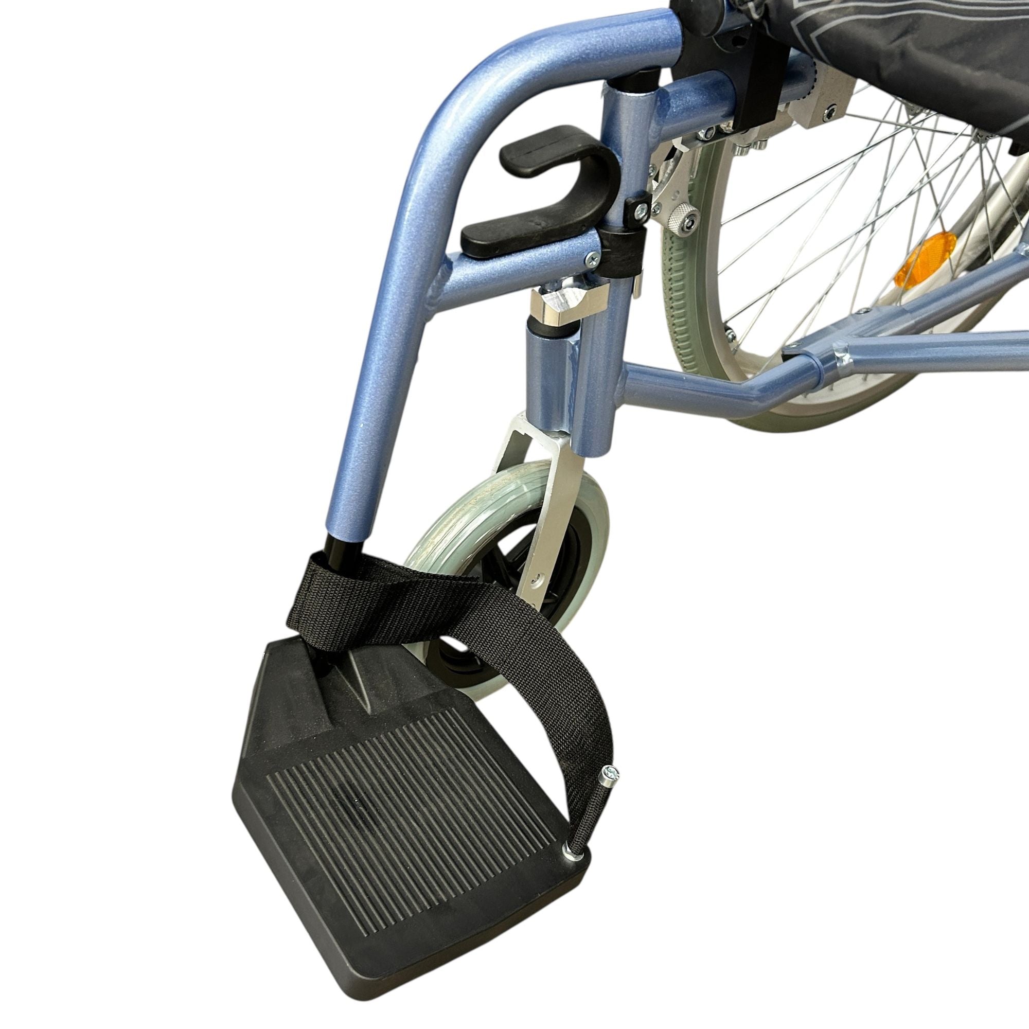 Ezee Life CH1098 Super Lightweight Folding Wheelchair - 24 lb Aluminium Frame for Easy Mobility in Canada