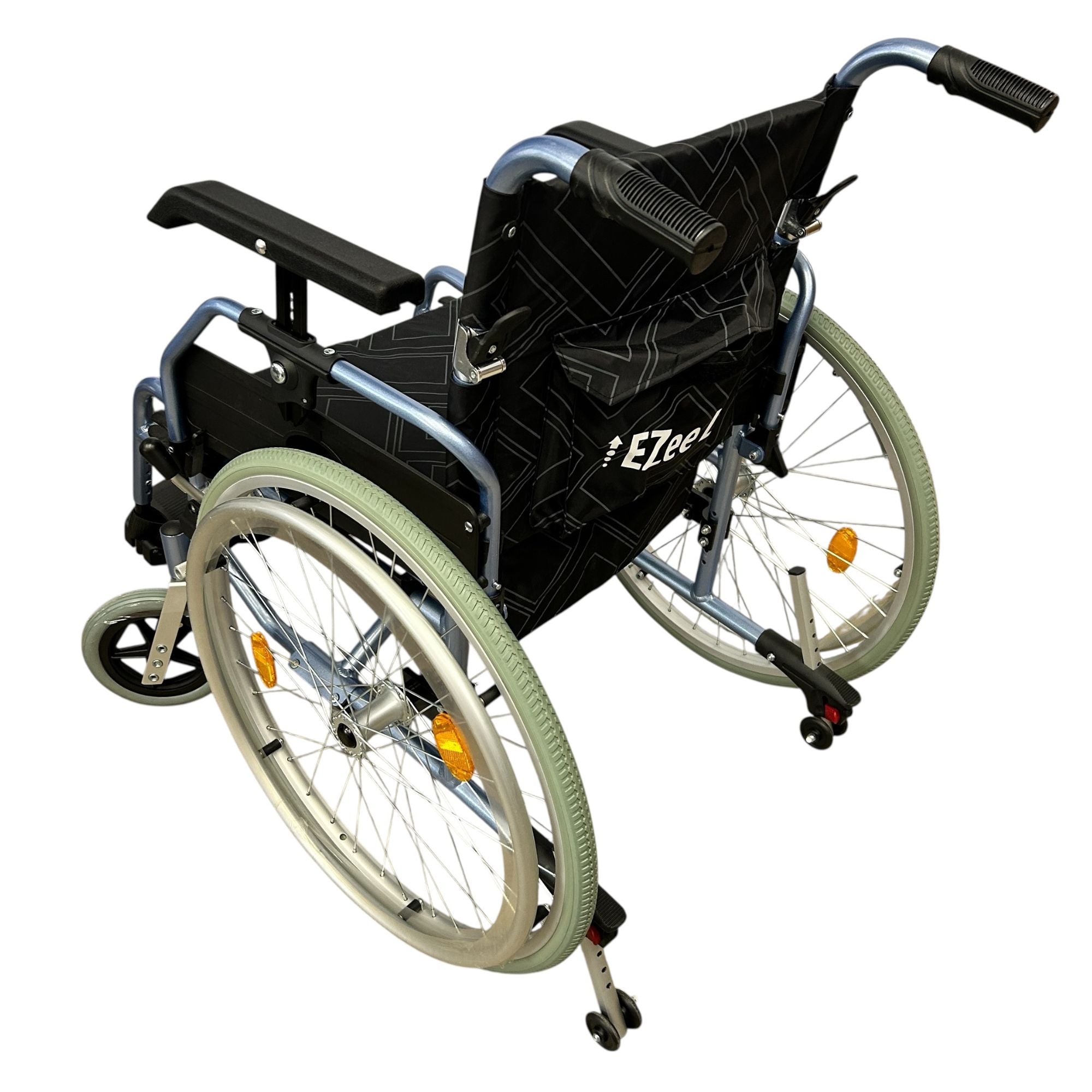 Ezee Life CH1098 Super Lightweight Folding Wheelchair - 24 lb Aluminium Frame for Easy Mobility in Canada